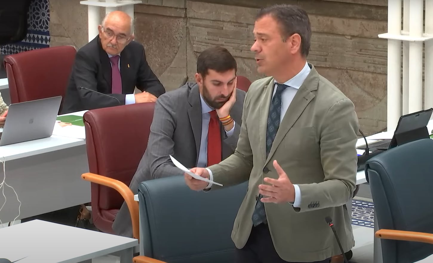 Marcos Ortuño en el Pleno de la Asamblea Regional