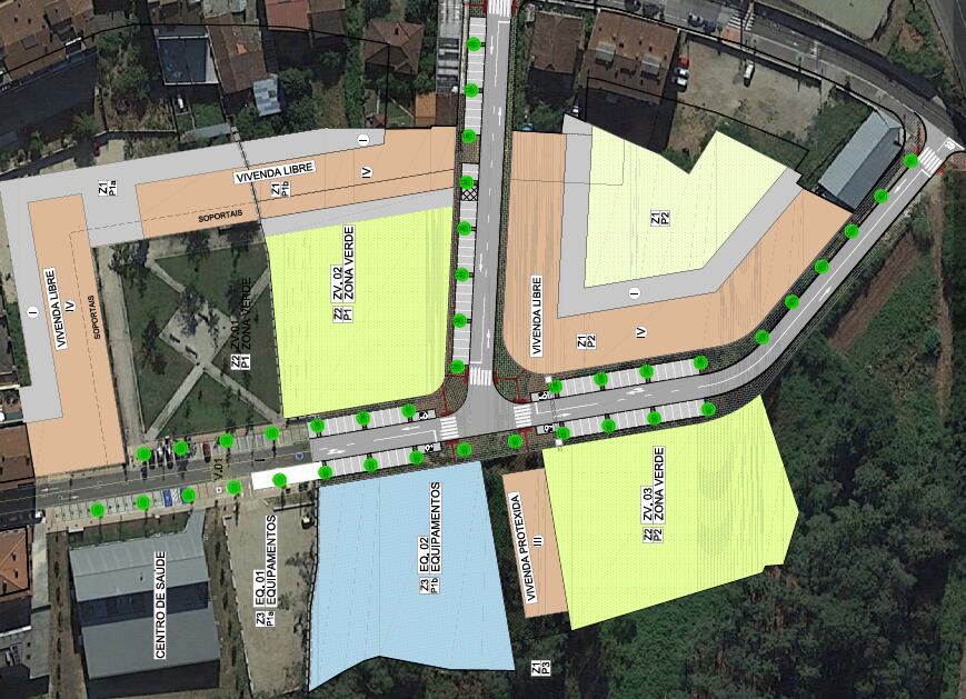 Proyecto de Urbanización de la II Fase del PERI de A Gándara en Salceda de Caselas