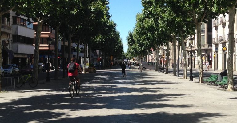 Vianants a la Rambla Ferran de Lleida