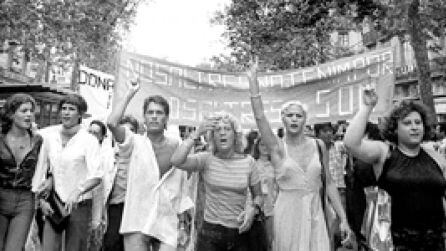 Manifestación por los derechos LGTB, Barcelona 1977