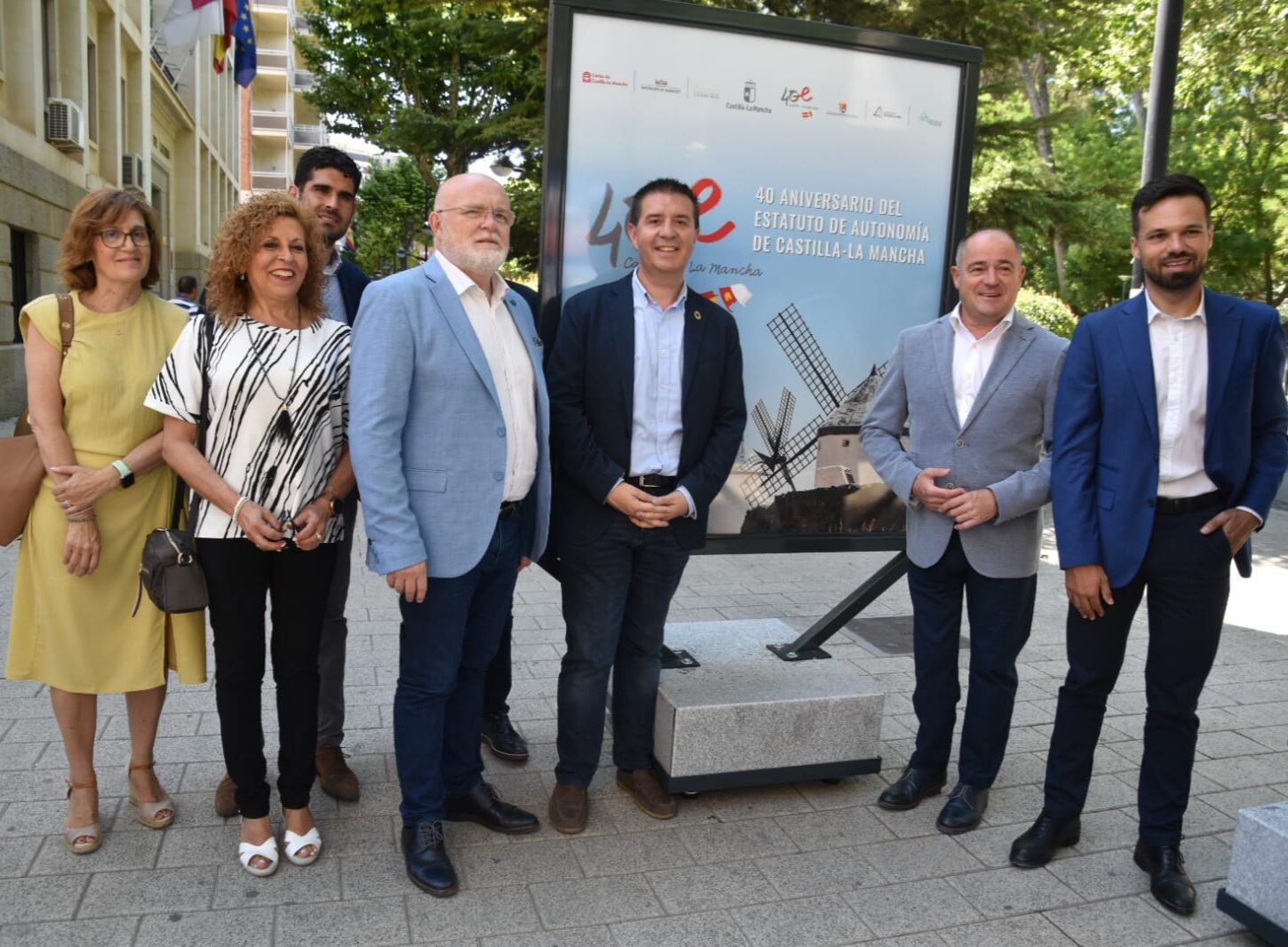 Presentación de la Exposición en la Avenida de España