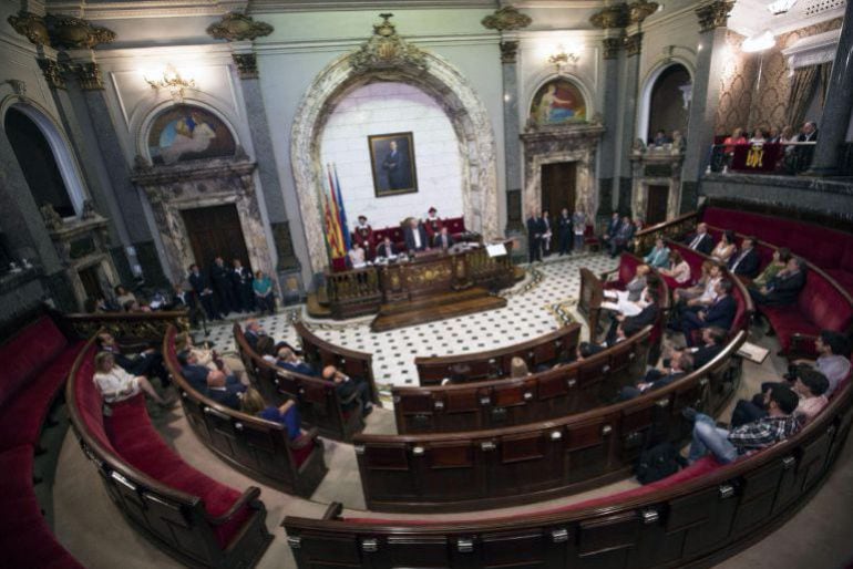 Salón de plenos del Ayuntamiento de Valencia