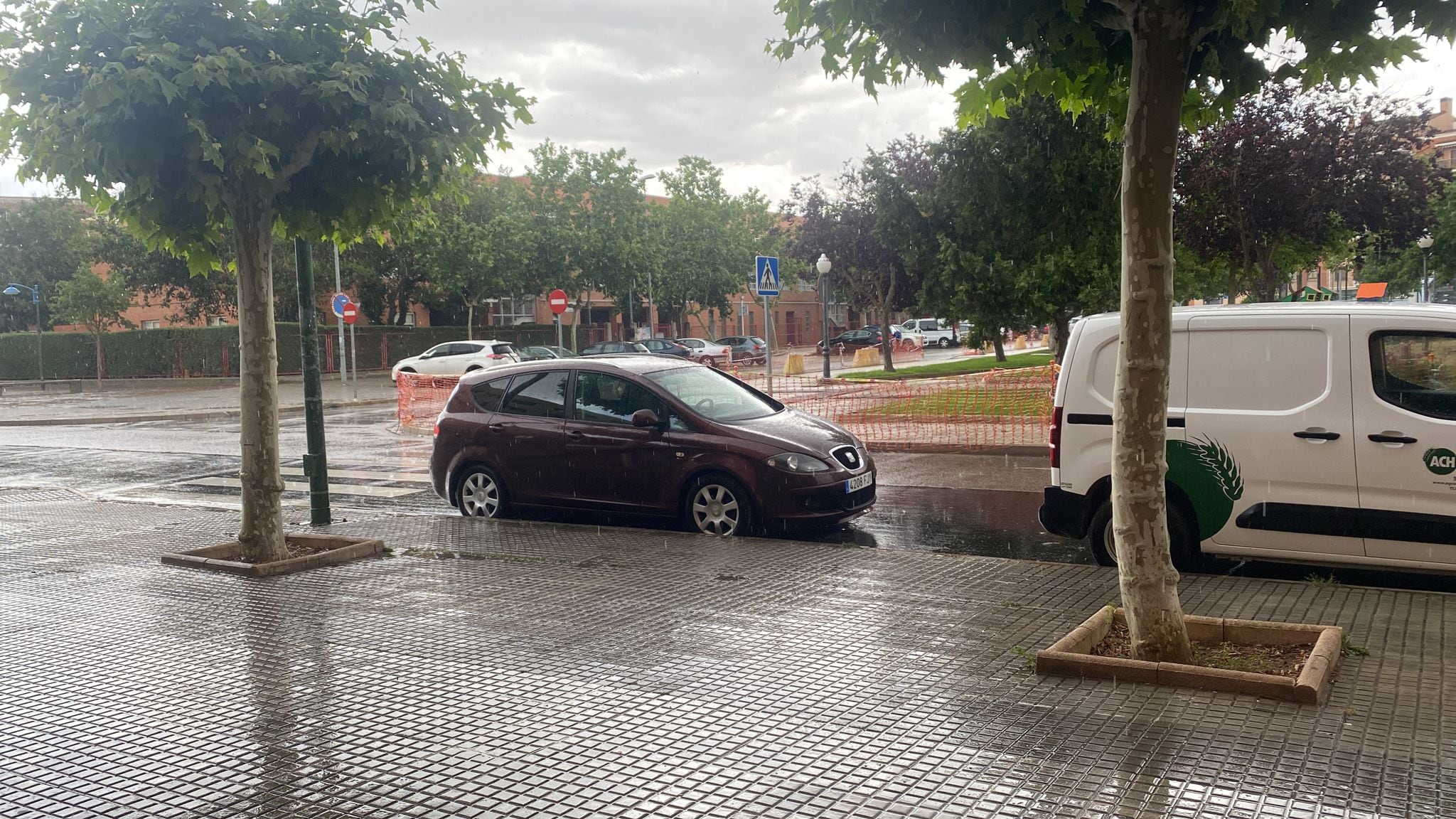 Las tormentas en Aranda podrían reproducirse en algún otro momento de la semana