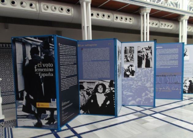 La exposición está cofinanciada por el Fondo Social Europeo, en colaboración con el Instituto de las Mujeres, y puede verse hasta el 27 de enero