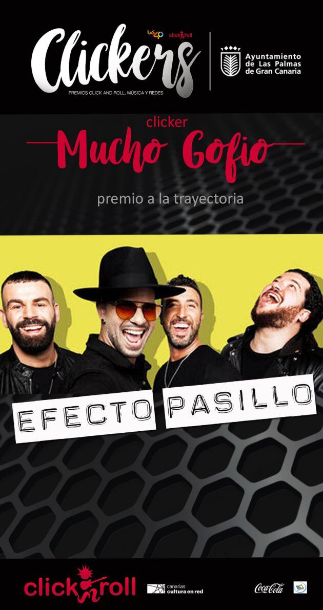 Click and roll, música y redes, el programa de LOS40 Canarias, presenta por primera vez CLICKERS, su gala de entrega de premios anuales