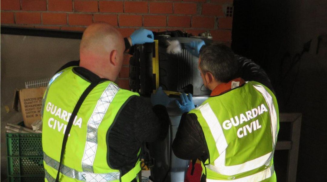 La Guardia Civil intercepta el motor robado