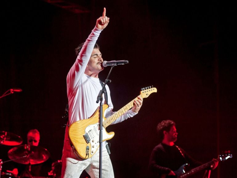 El artista colombiano Juanes, en un concierto