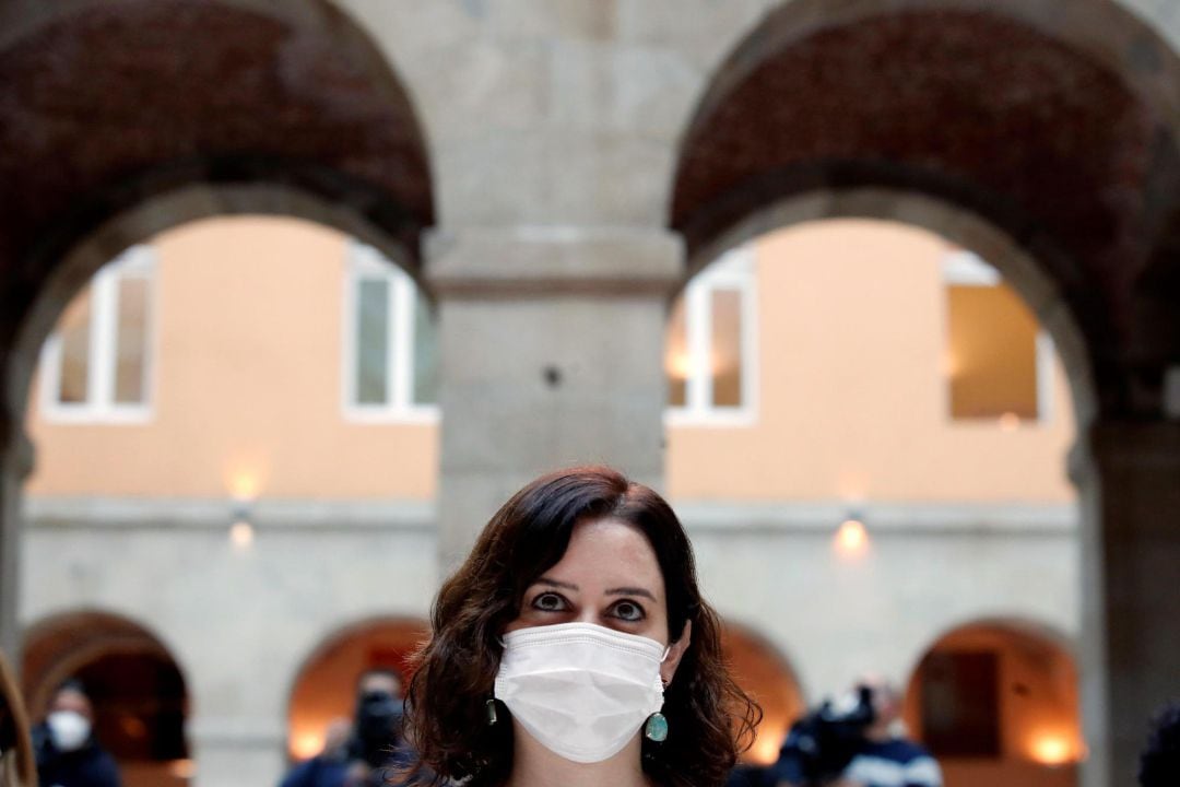 La presidenta de la Comunidad de Madrid, Isabel Díaz Ayuso