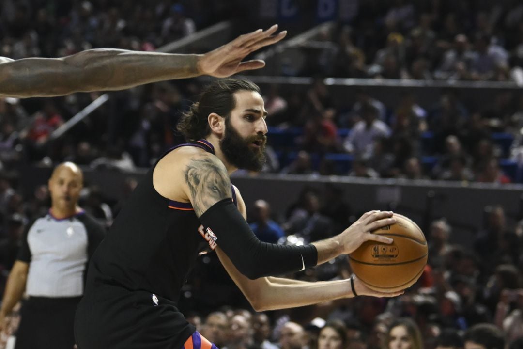 Ricky Rubio, durante el partido ante los Lakers. 