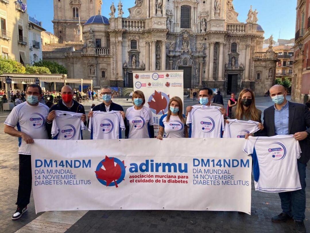 Marcha con motivo del Día Mundial de la Diabetes