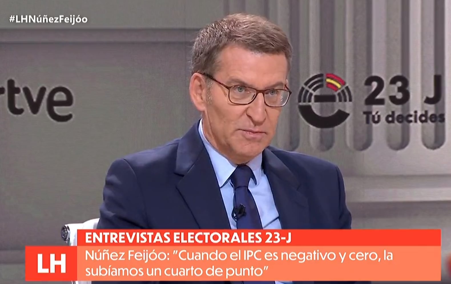 Alberto Núñez Feijóo en TVE.