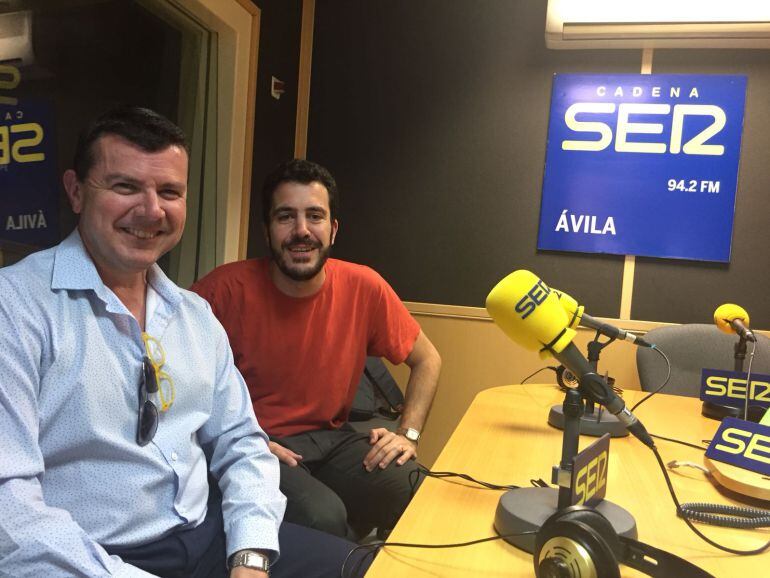 Humberto Mendoza con Pablo Garcinuño