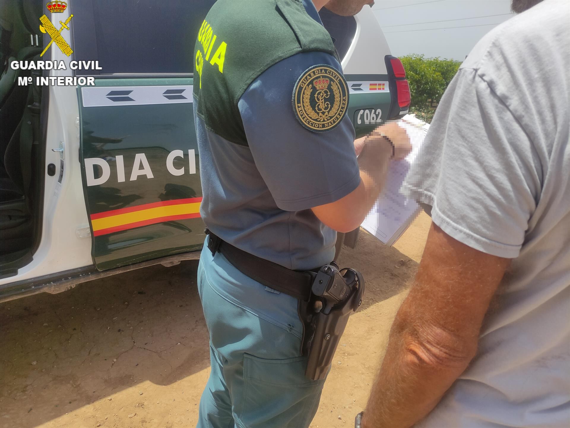 Imagen de un agente de la Guardia Civil