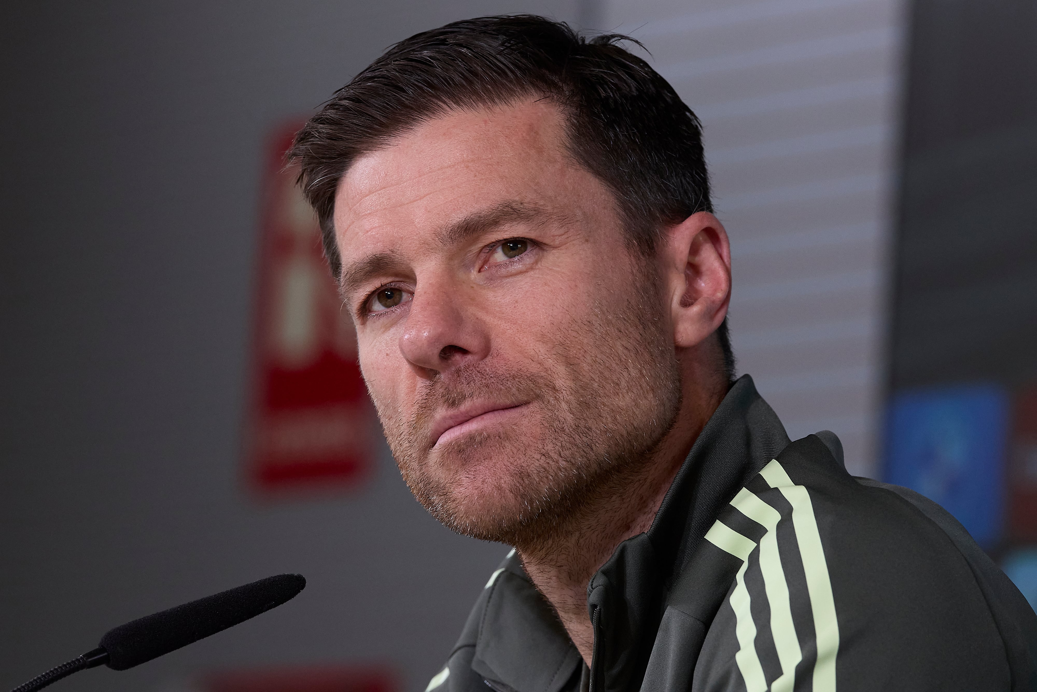 Xabi Alonso en la previa del partido frente al Sevilla