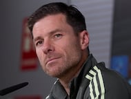 Xabi Alonso en la previa del partido frente al Sevilla