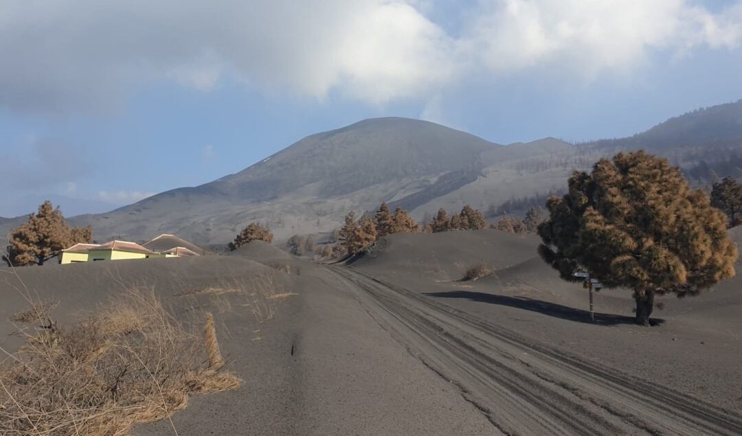 Fotografía tomada desde la Carretera de San Nicolás (Las Manchas) por Involcan