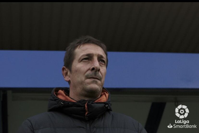 Luis Miguel Ramis, ayer en el estadio de Santo Domingo de Alcorcón.