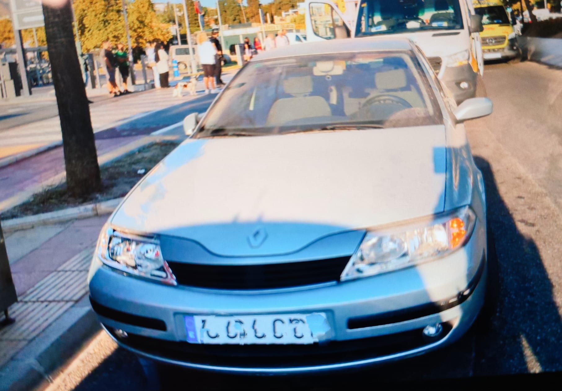 El vehículo implicado en el siniestro de este viernes