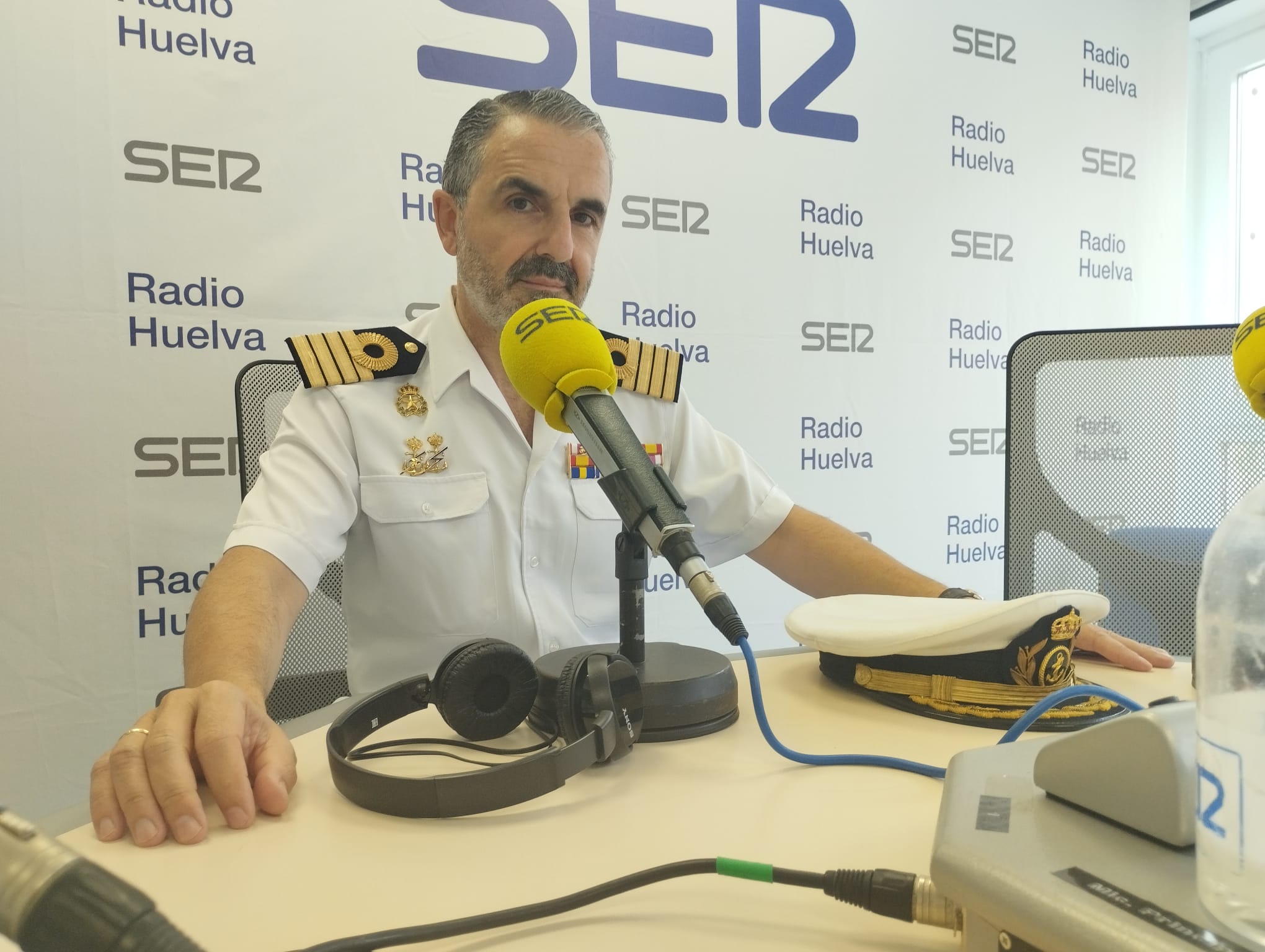 Federico Ruiz Pedreira Capitán de Navío y  Nuevo Comandante de Marina en Huelva