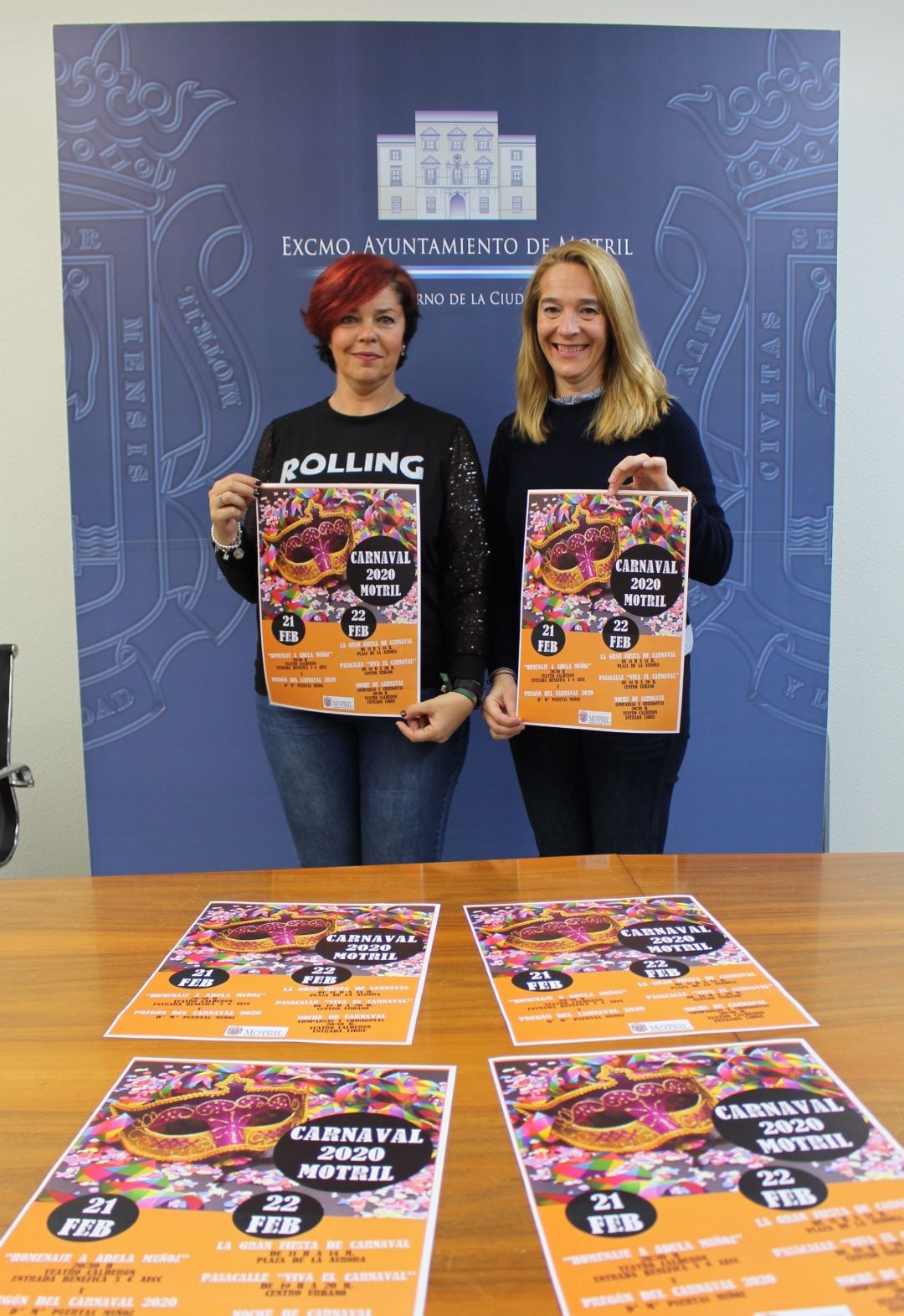 La concejala de fiestas, Madelin Banqueri presenta junto con Maite Cabrera la programación festiva del carnaval