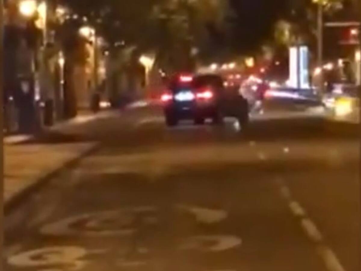 Buscan a un conductor que intentó atropellar a un hombre en Madrid