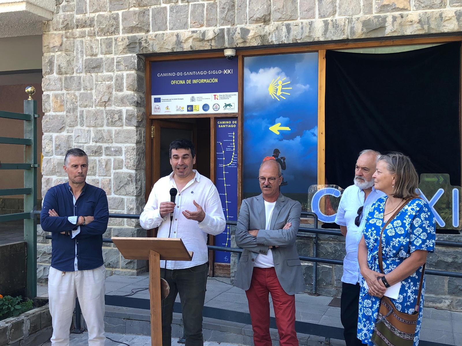 Inauguración de la Oficina de Peregrinos de Canfranc