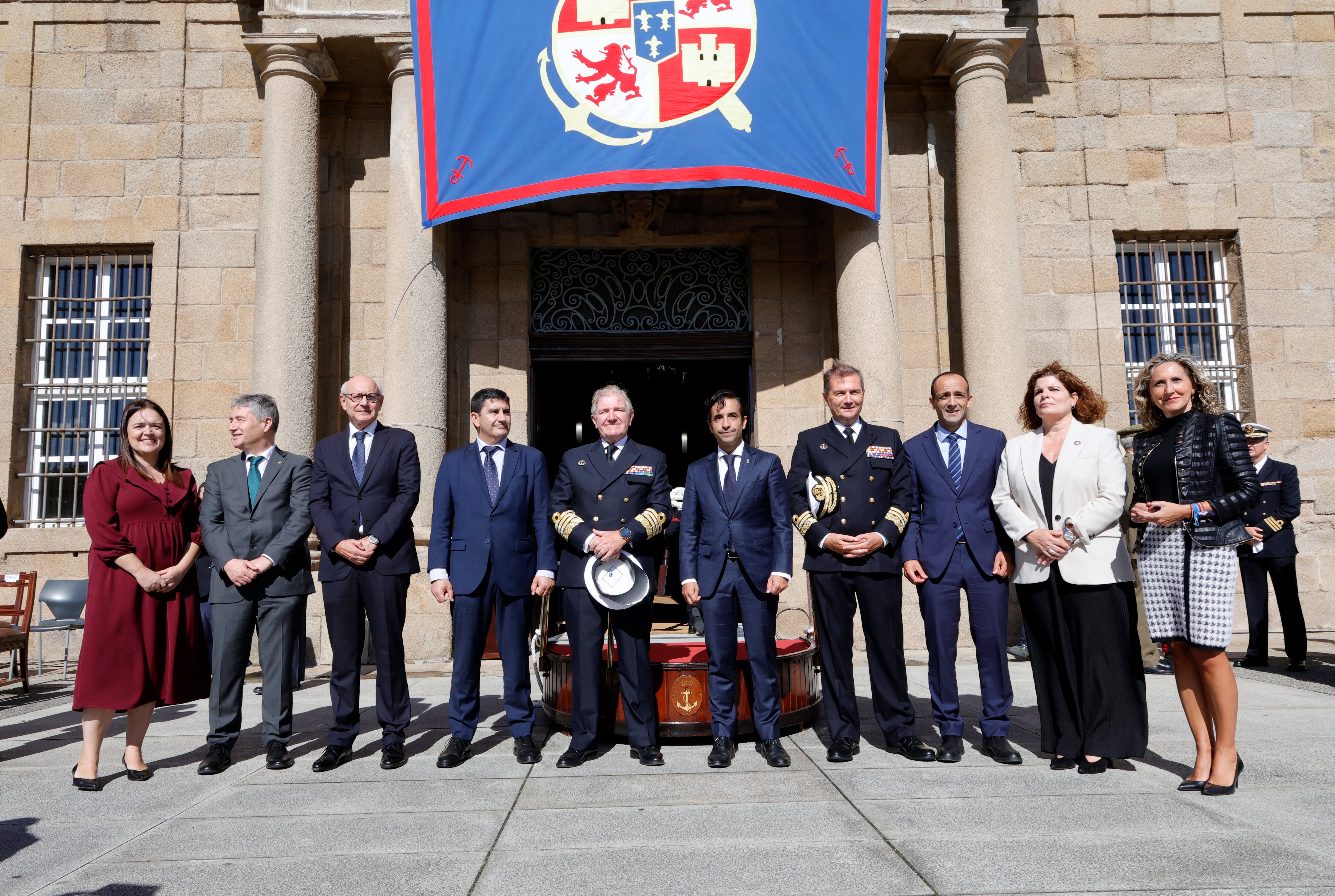 Acto de toma de posesión de Gonzalo Villar como nuevo almirante jefe del Arsenal Militar de Ferrol (foto: Kiko Delgado / EFE)