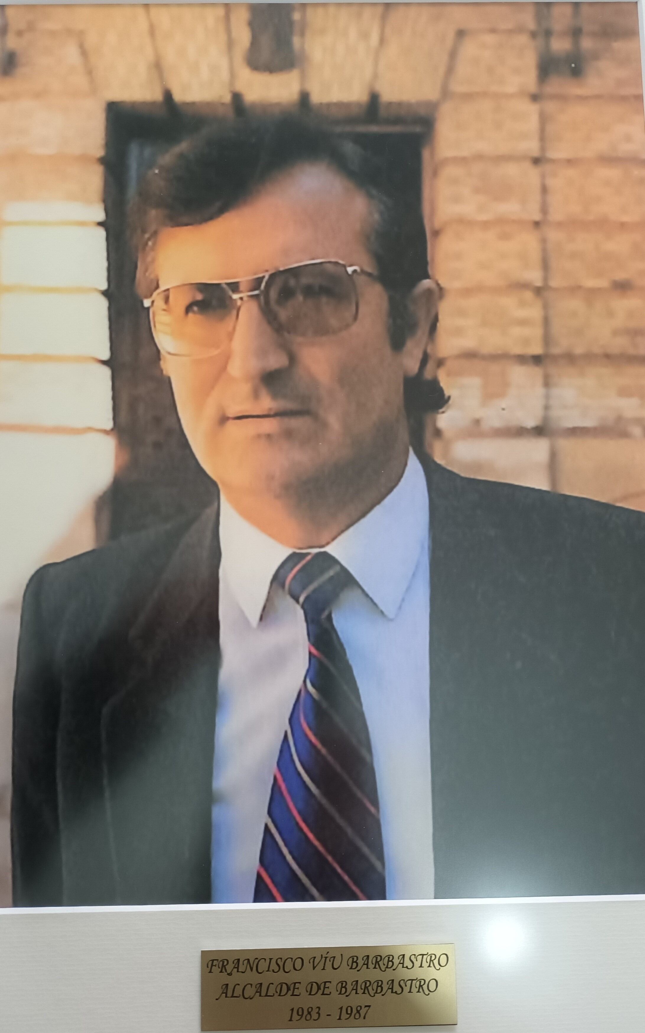 Francisco Viu, alcalde de Barbastro entre los años 1983-1987