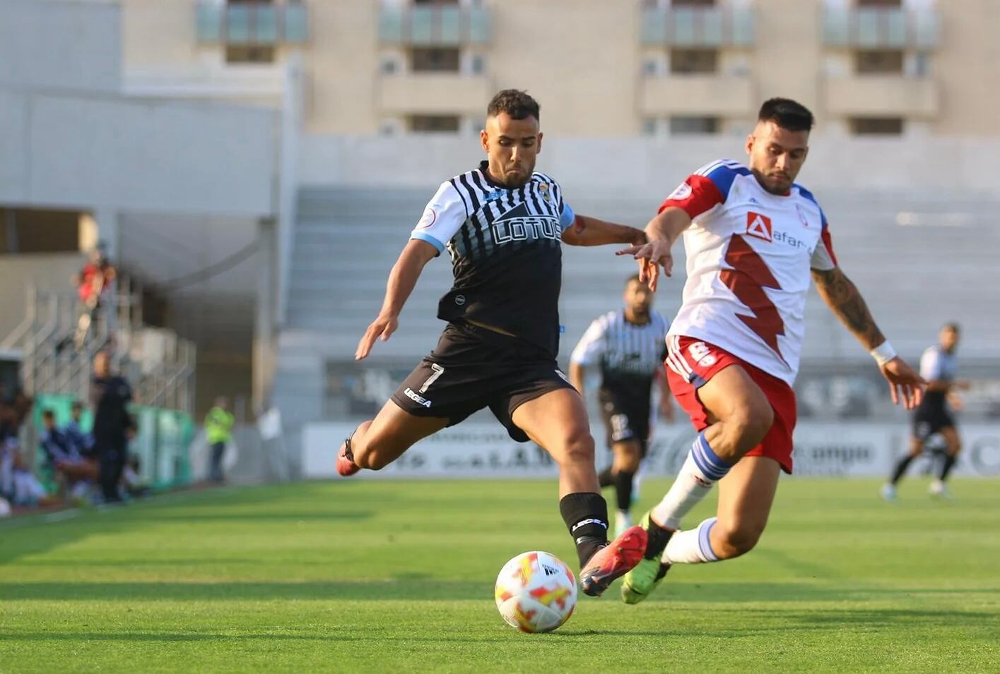 Un momento del partido