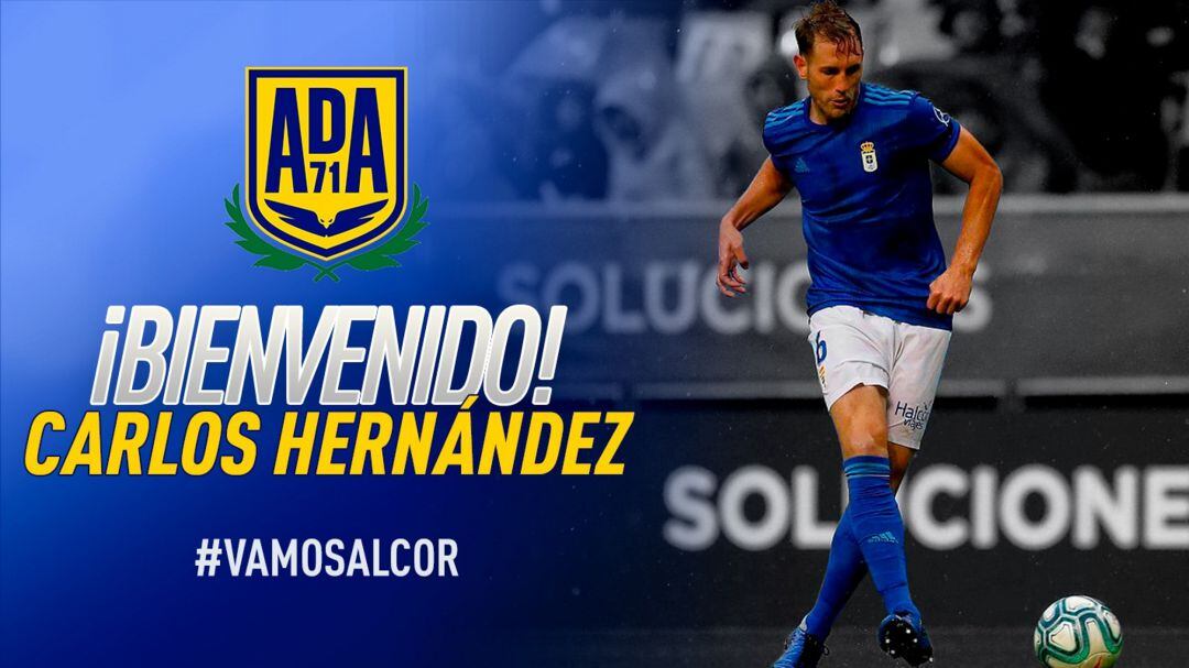 Carlos Hernández nuvo futbolista del Alcorcón