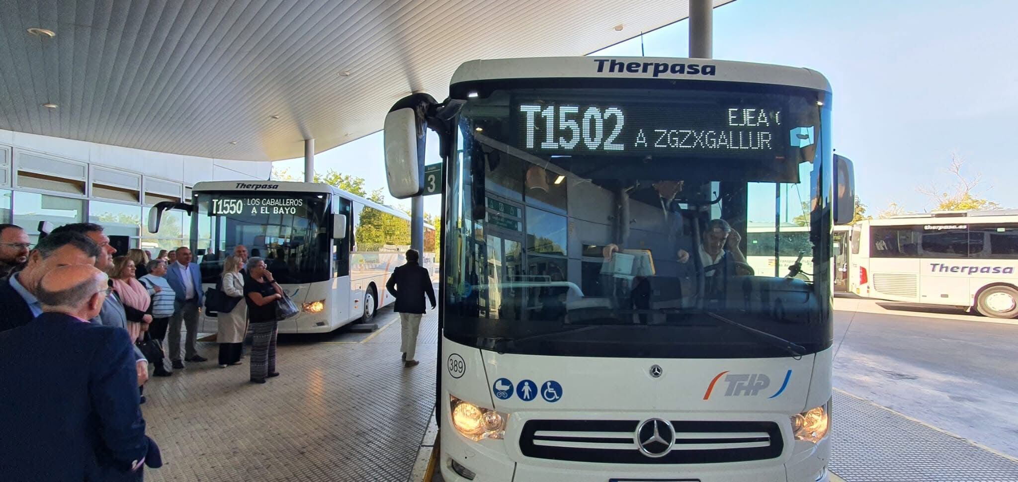 Presentación del nuevo servicio de transporte / Comarca Cinco Villas