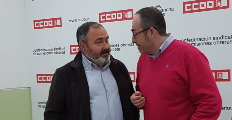 Carlos Pedrosa y Paco de la Rosa, en Albacete