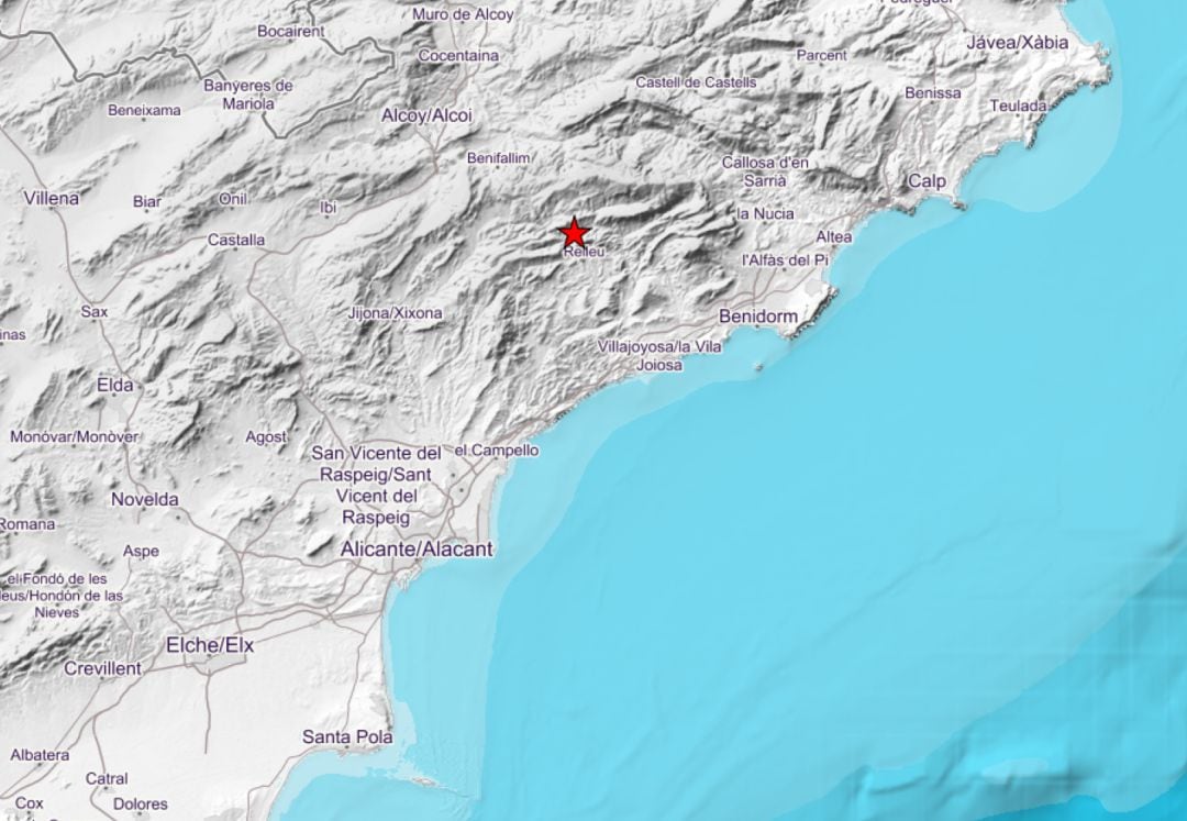 Epicentro del terremoto 