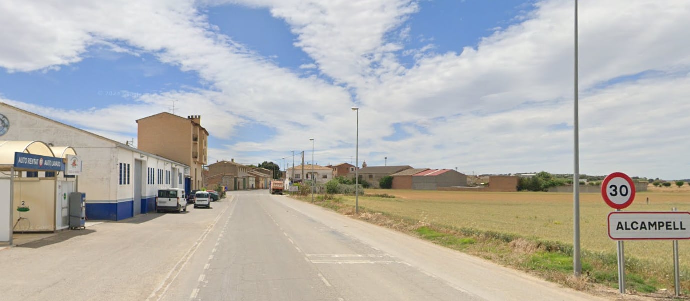 Vista de la localidad de Alcampell