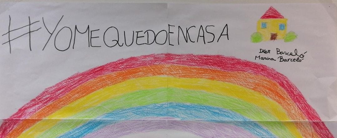 Primer dibujo seleccionado en la campaña &#039;Dibujando gratitud&#039;. 
 PO