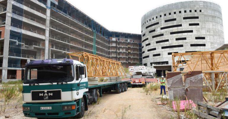 Imagen de las obras del hospital de Toledo