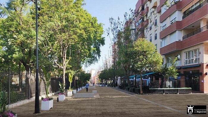 Recreación de los trabajos en la zona