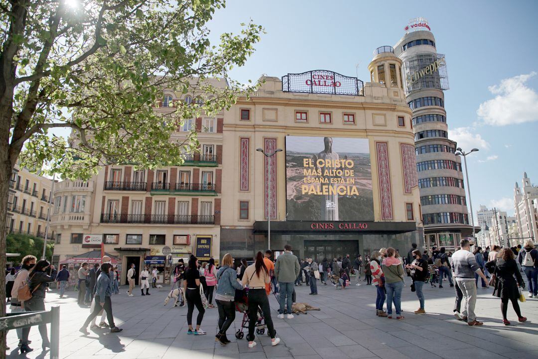 Campaña en la Plaza de Callao de Madrid