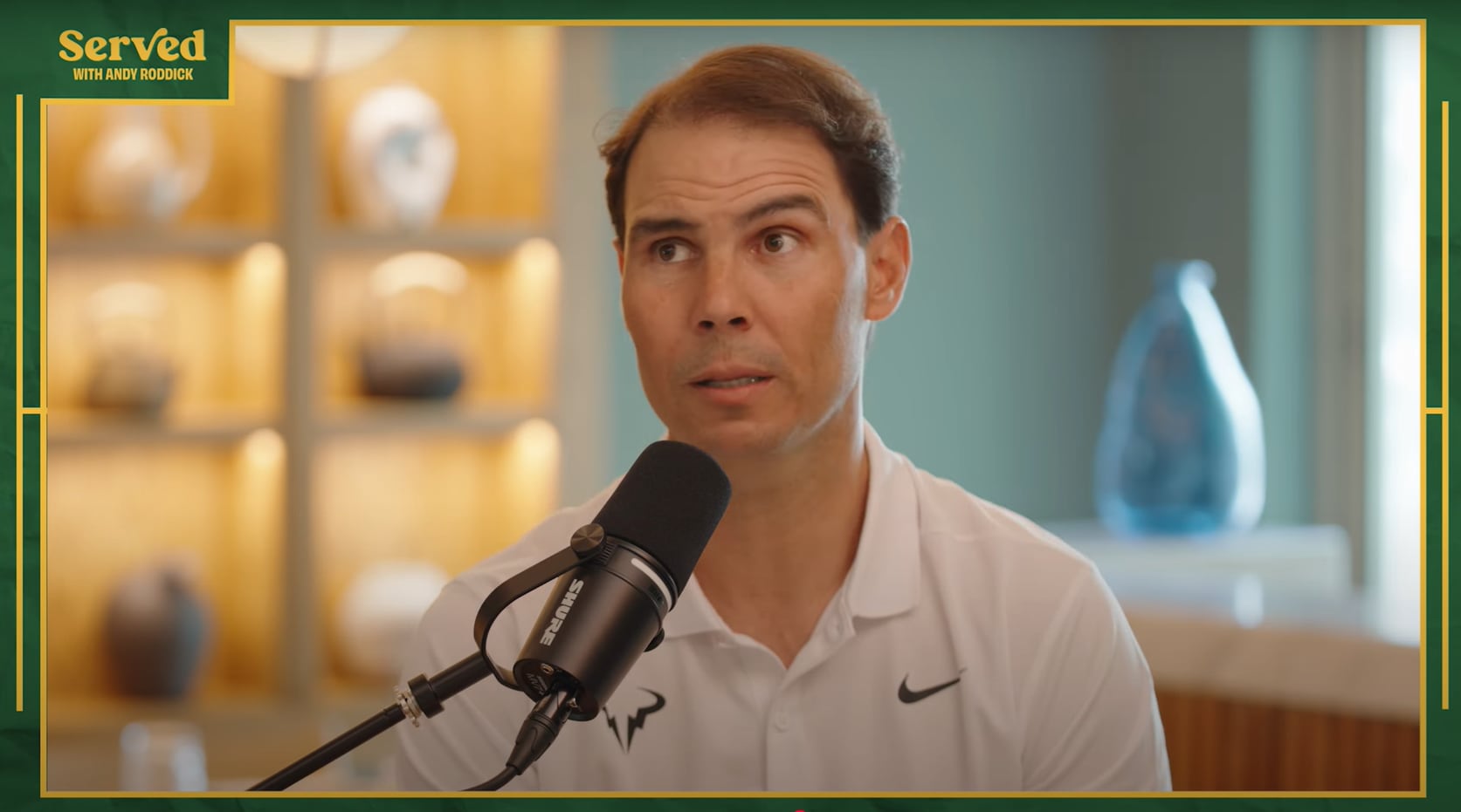 Rafa Nadal, en el pódcast de Andy Roddick