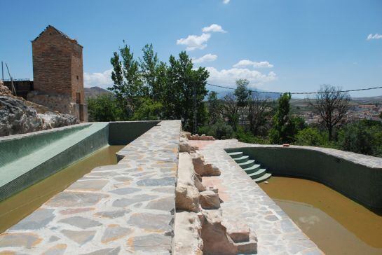 Nuevas piscinas de termales de La Malahá(Granada)