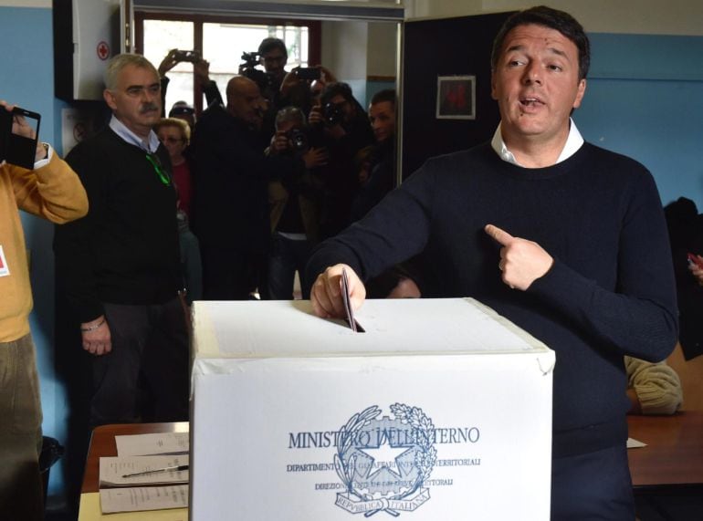 El primer ministro italiano, Matteo Renzi.