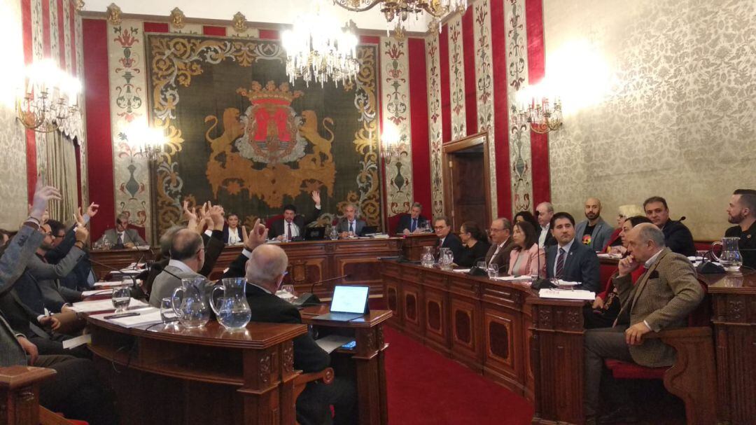 Imagen de la sesión plenaria ordinaria del mes de enero