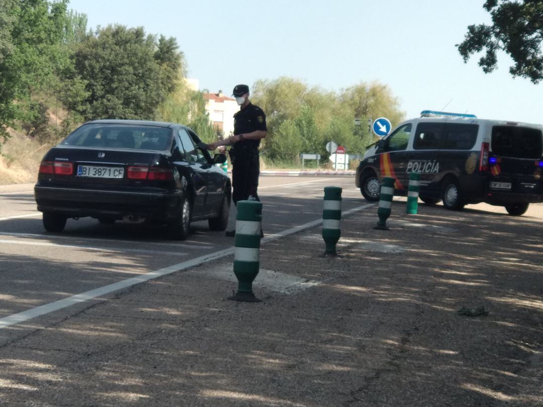 La Policía controla la entrada norte