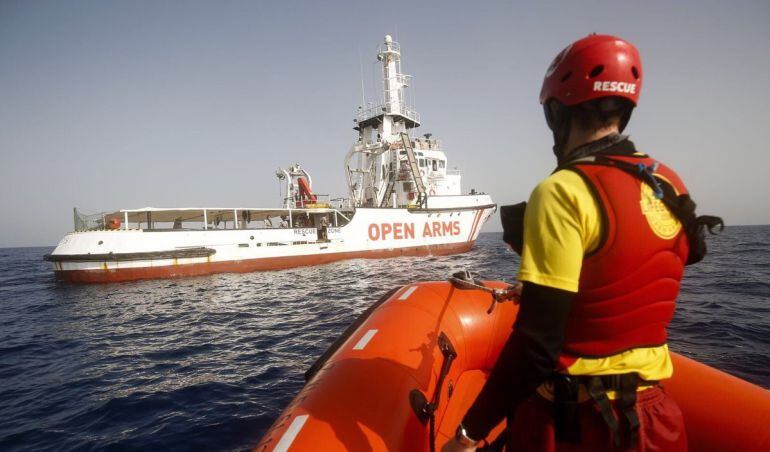 El barco de Proactiva Open Arms.