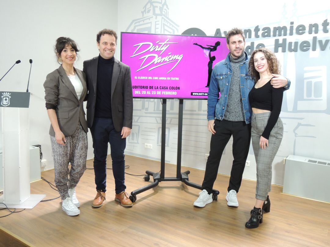 Presentación del espectáculo Dirty Dancing en Huelva.