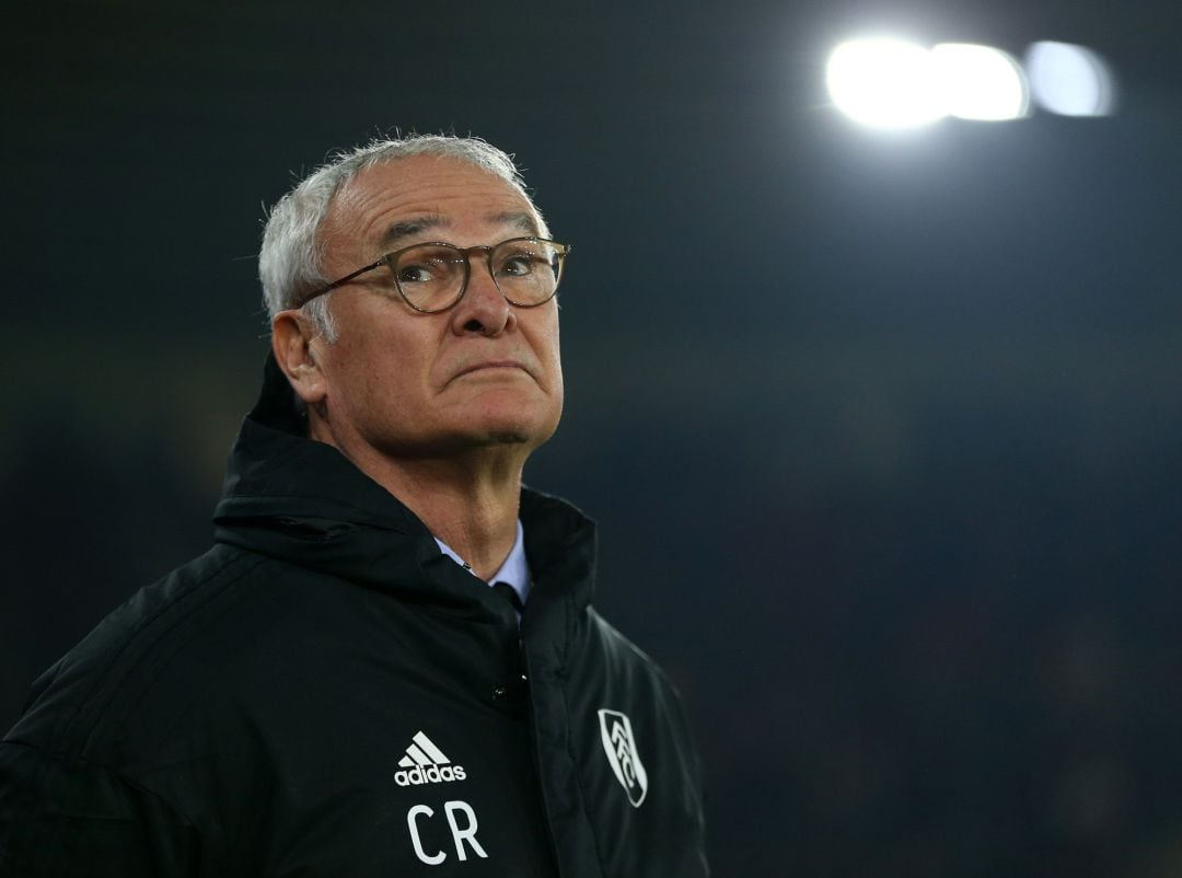 Claudio Ranieri, en su último partido con el Fulham.