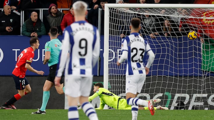 La crónica de la derrota de la Real en Pamplona.