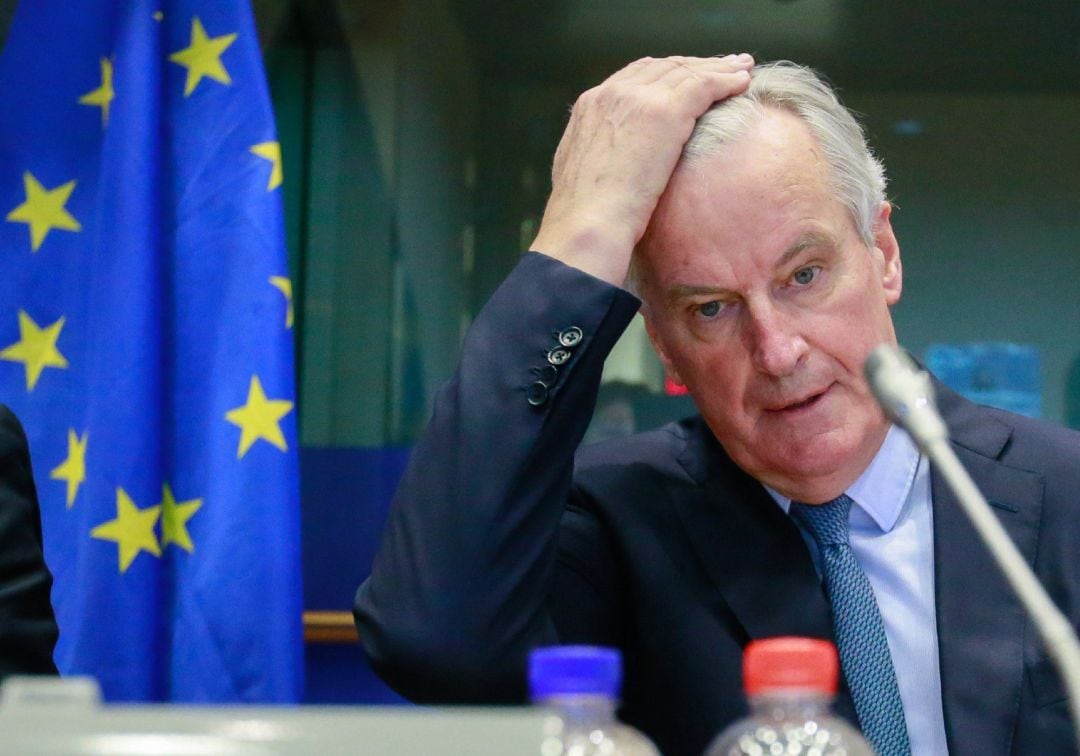 El negociador europeo para el &quot;brexit&quot;, Michel Barnier, comparece ante la comisión de Exteriores del Parlamento Europeo, este martes en Bruselas (Bélgica), donde ha dado su opinión sobre la futura relación entre el Reino Unido y la Unión Europea. 