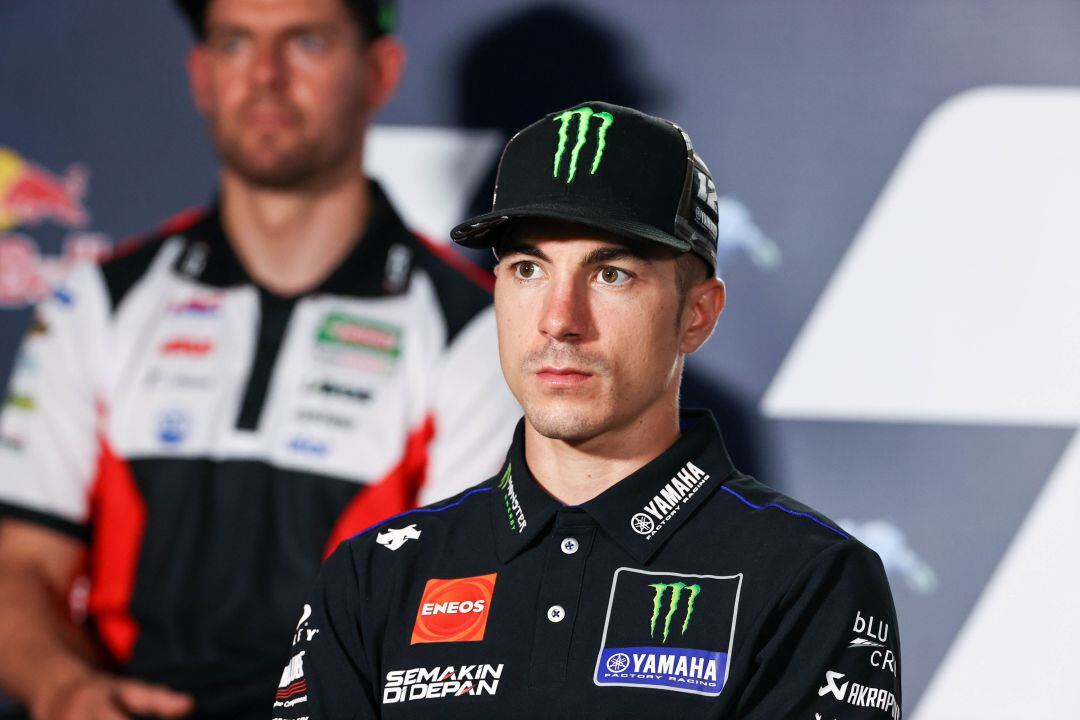 Maverick Viñales piloto español de Yamaha