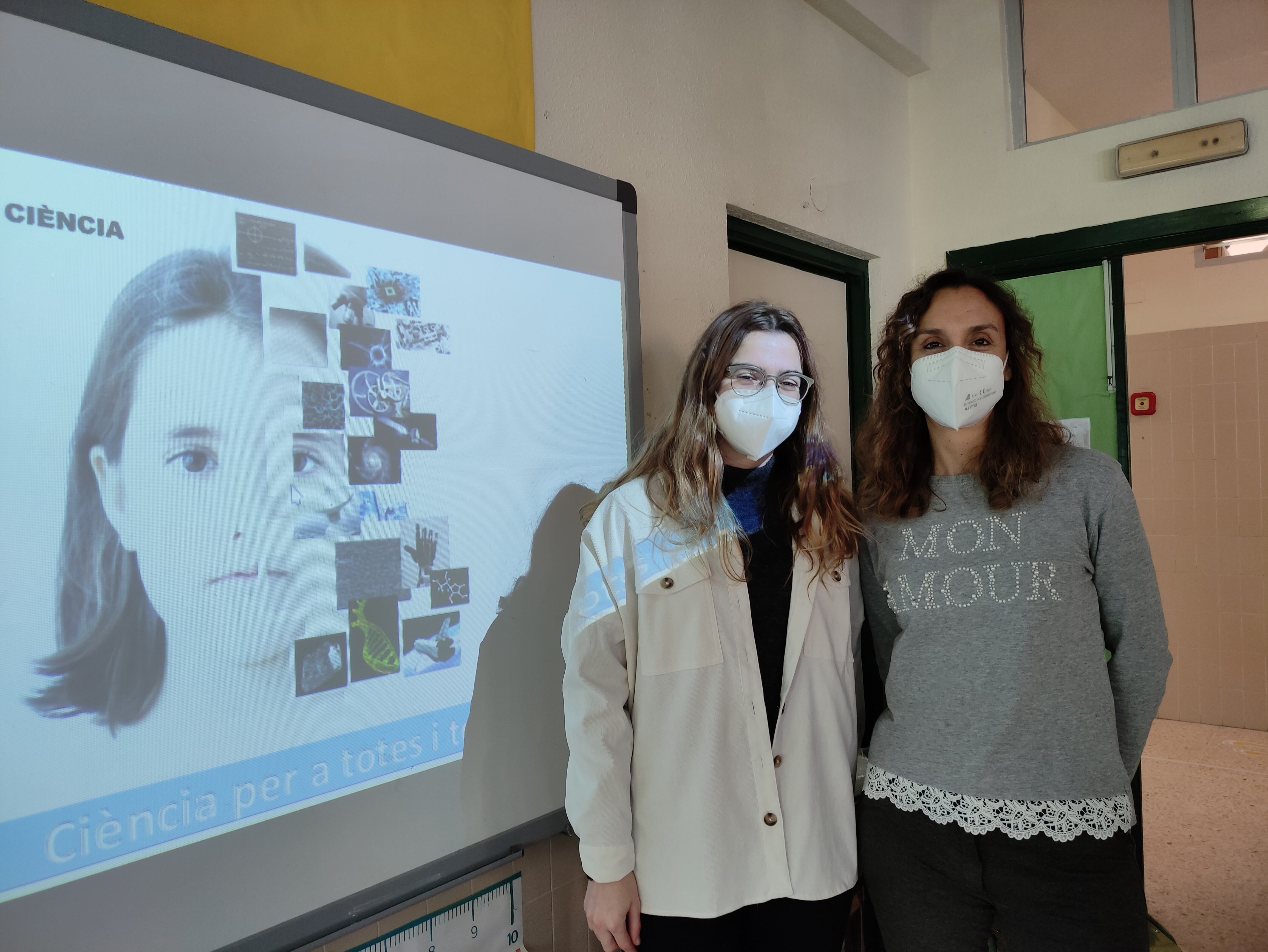 Las científicas pegolinas Elena Aller y María Ortí.